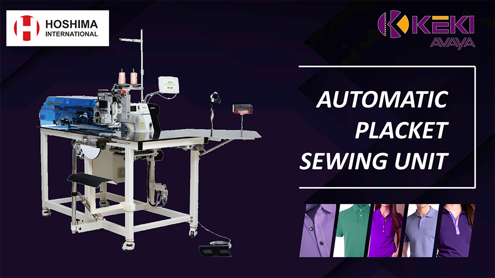 AVAYA Automatic Placket Sewing Machine MJ-A02