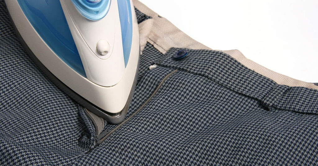 Wrong ironing technique will shrink zipper and make it wavy