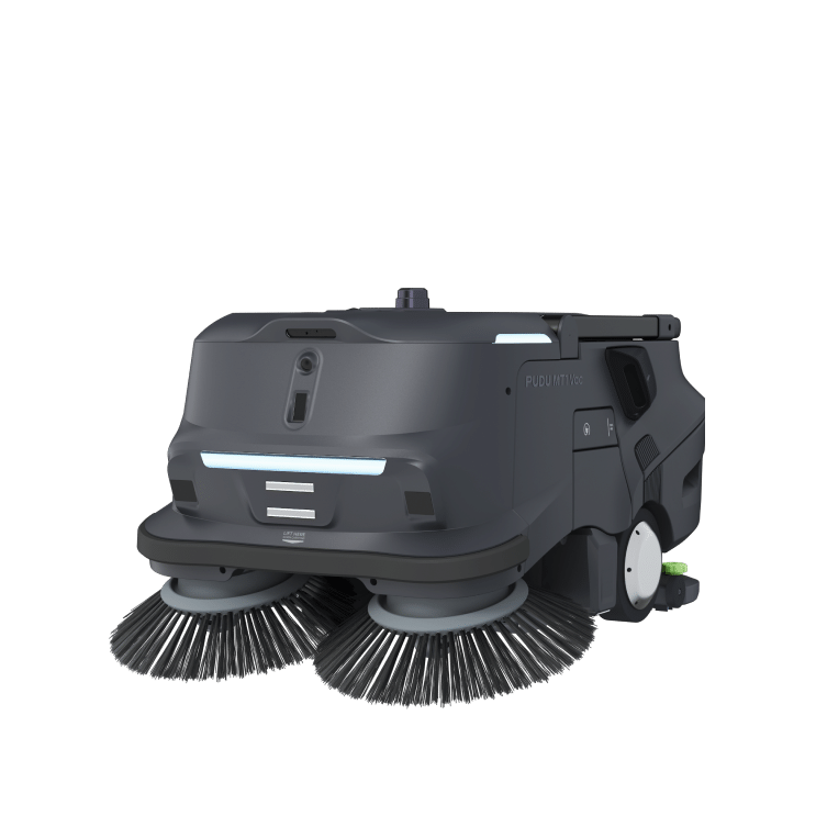 PUDU MT1 industrial AI-powered cleaning robot for commercial and warehouse cleaning