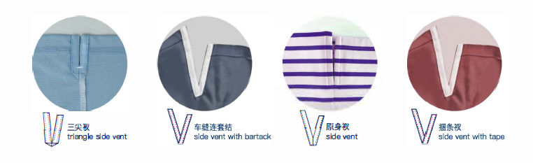 HSM-JC8A-02/ASSM Polo Side Vents Sewing Machine can sew different type of vents