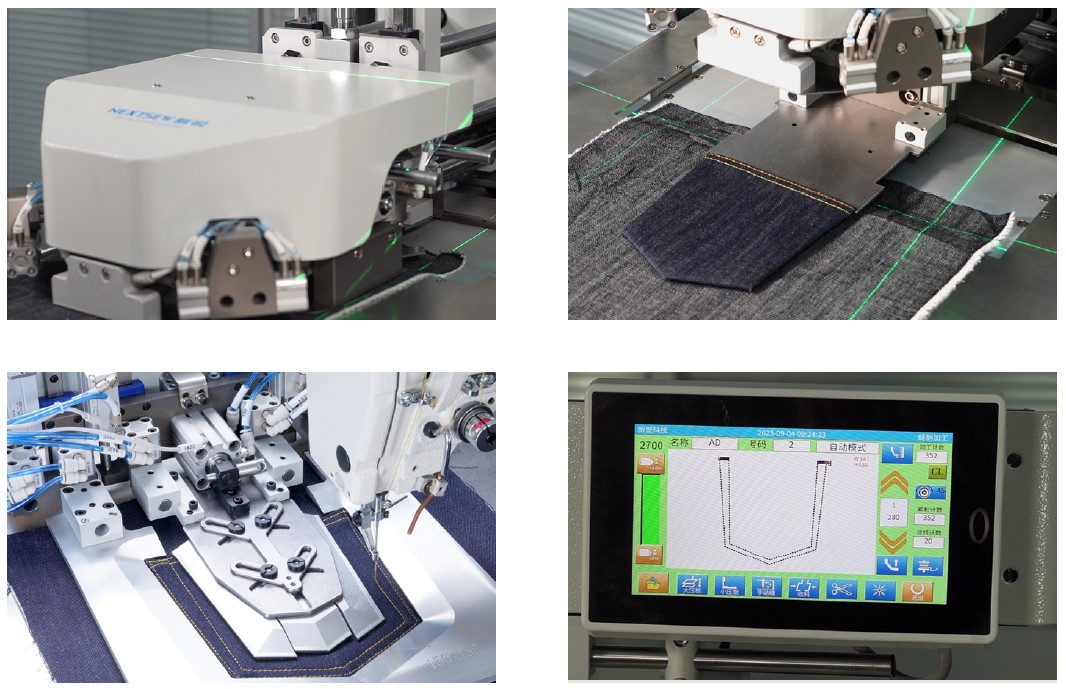Groundbreaking Advantages of the HSM-821/APA Automatic Jeans Pocket Setter