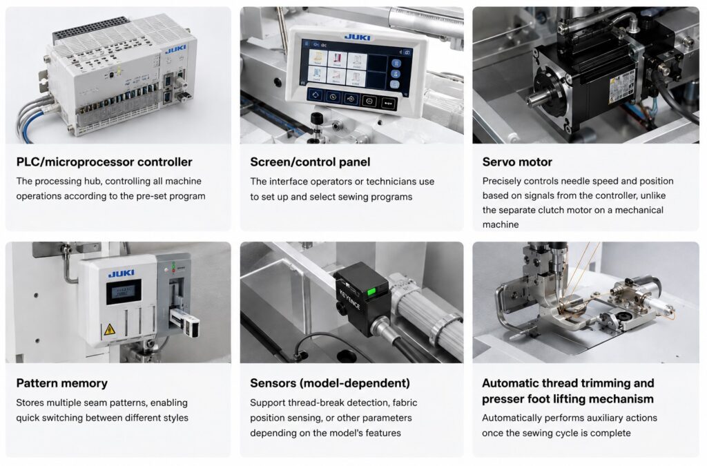 Common Programmable Sewing Machine Issues: Control Circuit, Sensors, Servo Motor